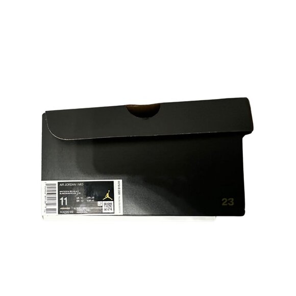 Air Jordan 1 Mid Gym Red Black White Men's Size 11 - 554724-122 - Picture 3 of 7